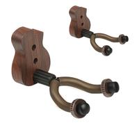 Surplex Supporto da parete per chitarra, montaggio a parete, universale, con base, supporto per chitarra, acustico, elettrico, classico, supporto per basso, mandolini, ukulele, accessori per chitarra