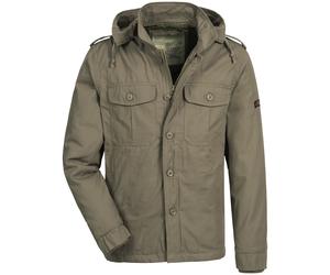 Surplus Airborne Giacca Tattico Uomo Casuale All'Aperto Cerniera Cappuccio Oliva