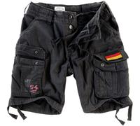 Surplus Airborne Vintage Patch Cortometraggi, nero, taglia L per maschi