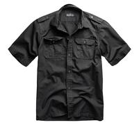 Surplus M65 Base Camicia Manica corta Uomo Casuale Militare All'aperto Nero
