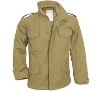 Surplus M65 Giacca Combattimento Invernale Esercito Casual Uomo Cappotto Beige