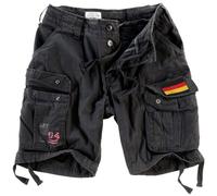 Surplus Raw Vintage Airborne - Pantaloncini cargo da uomo, Toppa nera, L