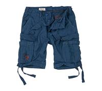 Surplus Raw Vintage Airborne - Pantaloncini cargo vintage da uomo, blu navy, XXXL
