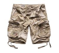 Surplus Raw Vintage Airborne - Pantaloncini cargo vintage da uomo, desertstorm, XXXL