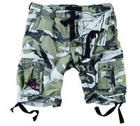 Surplus Raw Vintage Airborne - Pantaloncini cargo vintage da uomo, urban, XXL