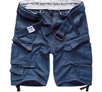 Surplus Raw Vintage Division - Pantaloncini cargo da uomo, blu navy, M