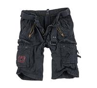 Surplus Royal Pantaloncini corti, nero, taglia M per maschi