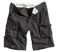 Surplus Trooper Corti Uomo Carico Escursioni Pesca Trekking Nero Effetto Slavato