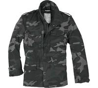Surplus US Giacca Campo M65 Militare Tattico Cappotto Uomo Parka Nero Camo