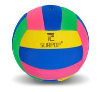 Surpop Pallone da pallavolo silenzioso con pompa, morbida palla da allenamento indoor per bambini e principianti