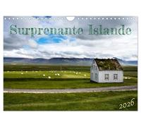 Surprenante Islande (Calendrier mural 2026 DIN A4 vertical), CALVENDO calendrier mensuel: Quelques Paysages d'Islande Photographiés pendant un séjour en juillet quand les jours s'éternisent.