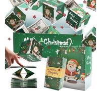Surprise Gift Box Explosion for Money, Money Gift Boxes for Cash Pop up, Exploding Gift Box, Money Box for Cash Gift, Surprise Box Gift Box for Money (Green,10 Pop-up Boxes)