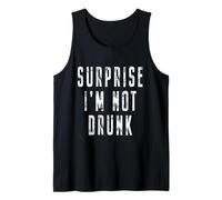 Surprise I'm Not Drunk St. Patricks Day Festa Sobriaca Canotta