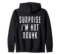 Surprise I'm Not Drunk St. Patricks Day Festa Sobriaca Felpa con Cappuccio