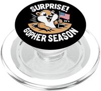 Surprise It's Gopher Season - Trappola da caccia PopSockets PopGrip per MagSafe