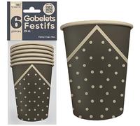 SURPRISEZ-VOUS Set di 36 ciotole per feste da 25 cl, colore: grigio