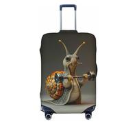 Surreal - Coperture per bagagli da viaggio con lumaca per sollevamento pesi, elastiche, per valigie da 46-81 cm, Nero , L