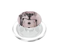 Surreale Figura Anatomica Occulto Gotico Astratto Line Art Il PopSockets PopGrip per MagSafe