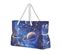 Surrealism Gorgeous Planet Universe - Borsa da donna con tasche laterali, ideale per viaggi, piscina, nuoto, spiaggia, vacanze