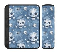 Surrealism Pirates Baby Blue 2 Pack auto Seat Strap Covers, Stop cintura di sicurezza taglio nel collo, copertura per cintura di sicurezza per Van Bag Bag 25,4 x 19,6 cm forro para cinturon de