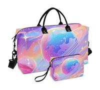 Surrealismo colorato pianeta cosmico oversize borsone da viaggio borsa da viaggio borsa da viaggio borsa da viaggio borsa da viaggio borsa da palestra borsone da viaggio con borsa da toilette per