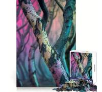Surrealismo Una foresta dove ogni albero è un'opera d'arte Puzzle da 1000 pezzi per adulti Rompicapo Giocattolo Relax Taglio perfetto Regalo memorabile 50x75cm