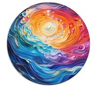 surrealismo1000 Pezzi Rotonda Puzzle paesaggioPuzzle Classico Bel Regalo Per Amici Di Famiglia Edugattoivi Per Bambini Difficile E Impossibile1000pcs (67.5x67.5cm)