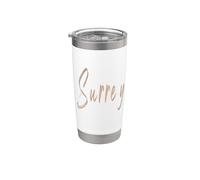 Surrey Canada Vintage design elegante Bicchiere termico in acciaio inox doppia parete