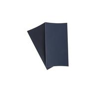 Surriba 2 toppe in pelle blu scuro, autoadesive, 10 x 20 cm, in finta pelle