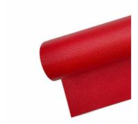 Surriba Rotolo Ecopelle Adesiva, Pelle Adesiva per Riparazioni Sedili per Moto Sedie da Gioco Auto 40 * 120cm Rosso Brillante