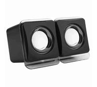 Surround con Altoparlante Stereo per Laptop Mini Desktop Multimediale USB 2.0 con qualità Chiara per gli Appassionati di Musica