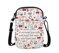 Surround Yourself With People Who Make Your Heart Smile Gift Princess Lover Fairy Tale Crossbody Bag, Il segreto Cb Regno Unito, 0