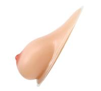 Surrycee Forme di Seno in Silicone Protesi Autoadesiva Realistica A Goccia Cascante Tette Finte Reggiseno per Crossdresser/Mastectomia Paziente/Transgender,Nude,600g/Pair