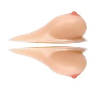 Surrycee Forme per Il Seno in Silicone autoadesive | Tette finte realistiche a Forma di Goccia per Transgender, Mastectomia, Protesi, Cosplay di Crossdresser,Nude,EE Cup (1600g/Pair)