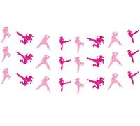 Sursurprise Decorazioni di compleanno per karate, 3 striscioni per feste di karate per ragazze, taekwondo, arti marziali, forniture per feste