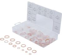 Assortimento Rondelle in Rame In Cassettina da 75 Pezzi Fermec BGS 8132