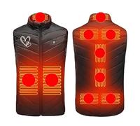 Surttan Giacca Termica Donna Riscaldante Gilet Riscaldati Giubbotto Riscaldato Impermeabile Maglia Riscaldata Elettrica Vestiario Riscaldabile Slim Inverno Caldi Morbide Per Esterno Campeggio Caccia