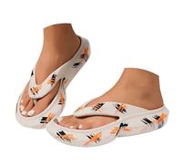Surttan Infradito Unisex Stampate Per L'estate, Progettate Per Alleviare la Fascite Plantare Antiscivolo e Antiodore Eleganti e Versatili Di Alta Qualità Adatte Per la Spiaggia Il Mare e la Casa.