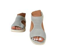 Surttan Sandali Ortopedico Donna Estivo Comodi Elegante Scarpe Mesh Casual Leggero Sandalo Aperta Antiscivolo Sportivo Lavabili Morbida Scarpe da Trekking Traspirante con Memory Foam Outdoor