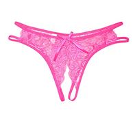 Surttan Slip Sexy Donna Hot Trasparente Confortevole Slip Brasiliana Bikini Donna Intima Elasticizzato Mutande Lingerie Babydoll Aperto Perizoma Hipster Morbide Mutandine per La Notte di Nozze
