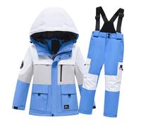 Surttan Tute Da Sci Bambine E Ragazze Tuta Da Sci Per Bambino Unisex Completo Sci Bambino Set Da Sci Snowsuit Bambini Invernale Antivento E Impermeabile Tute Completo Da Neve Calda Completi