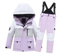 Surttan Tute Da Sci Bambine E Ragazze Tuta Da Sci Per Bambino Unisex Completo Sci Bambino Set Da Sci Snowsuit Bambini Invernale Antivento E Impermeabile Tute Completo Da Neve Calda Completi