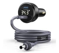 SURVADV Starlink Mini cavo da 12V, 3 in 1 per Starlink Mini + adattatore accendisigari 12V-24V con display digitale, USB C 100W, cavo di ricarica 3M/10FT