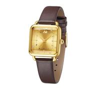 SURVAN WatchDesigner Orologi quadrati per le donne movimento giapponese vestito moda donna orologio da polso al quarzo quadrante quadrato blu perline unghie cinturino in pelle donna orologio