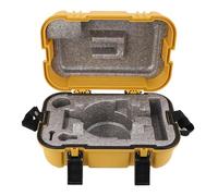Surveying Instrument Carrying Case | Yellow PP Hard Shell with Double Lock | Empty Storage Box for Total Station/Theodolite/Auto Level | Sturdy Field Equipment Guarding