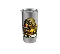 Survival Duck Maschera antigas Graphic Post Apocalyptic Gaming Bicchiere termico in acciaio inox doppia parete
