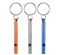 Survival Training Whistle, Portable Coaches Whistle, Whistle for Pets, 3 pezzi Whistle Set, Durevole alluminio Whistle, Rescue Whistle for Pets, Fishing Safety Whistle, Survival Whistle