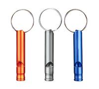 Survival Training Whistle, Portable Coaches Whistle, Whistle for Pets, 3 pezzi Whistle Set, Durevole alluminio Whistle, Rescue Whistle for Pets, Fishing Safety Whistle, Survival Whistle