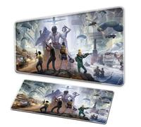 Survival War Gaming Mouse Pad/XXLMousePad/FPS Gaming OfficeMousePad/Anti slip Seam Edge Competition MousePad Precise Control Silk Smooth LargeMousePad (39.4x19.6 in)