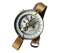 Survival Watch with Glow Compass - impermeabile e facile da leggere per campeggio, escursionismo e avventure all'aria aperta - attrezzatura tattica di navigazione di emergenza per i viaggi